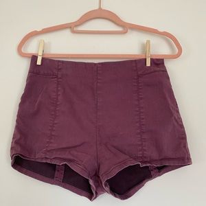 Urban Outfitters Zip Back Shorts